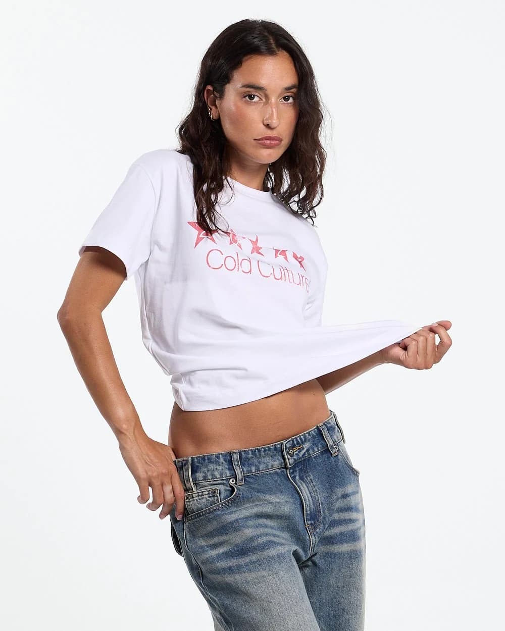 FIVE STARS TEE WHITE 5
