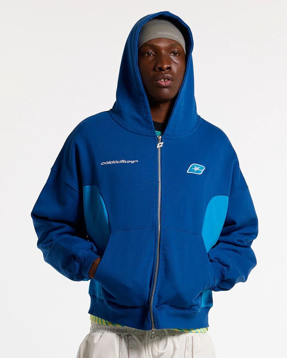 TWISTTER ZIP HOODIE BLUE 3