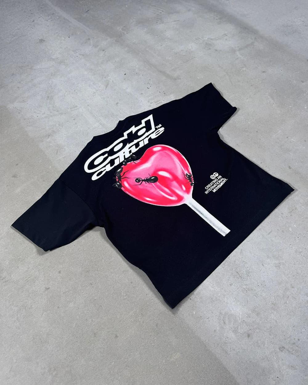 LOLLIPOP TEE BLACK 8