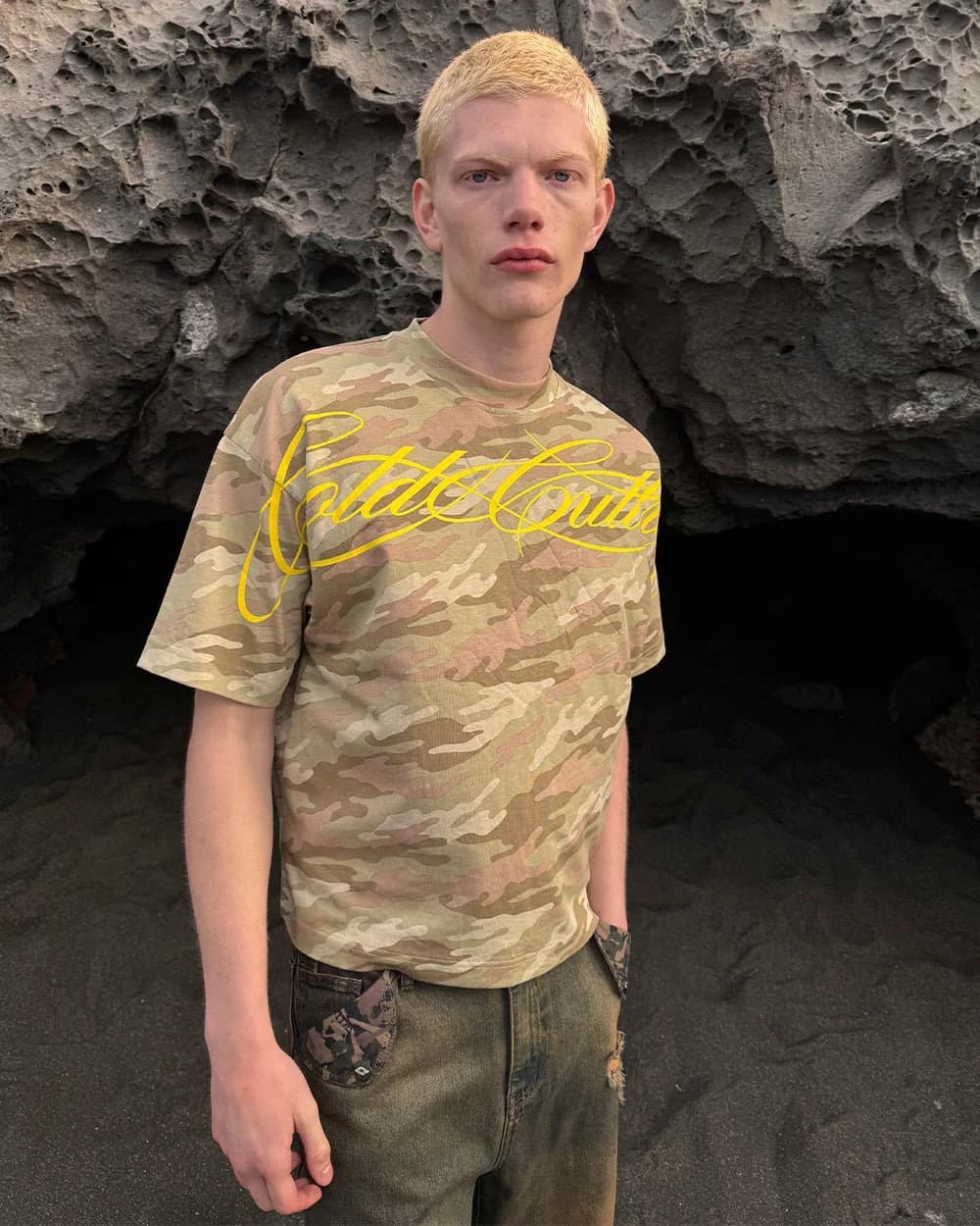 CROSSED SCRIPT TEE CAMO 7