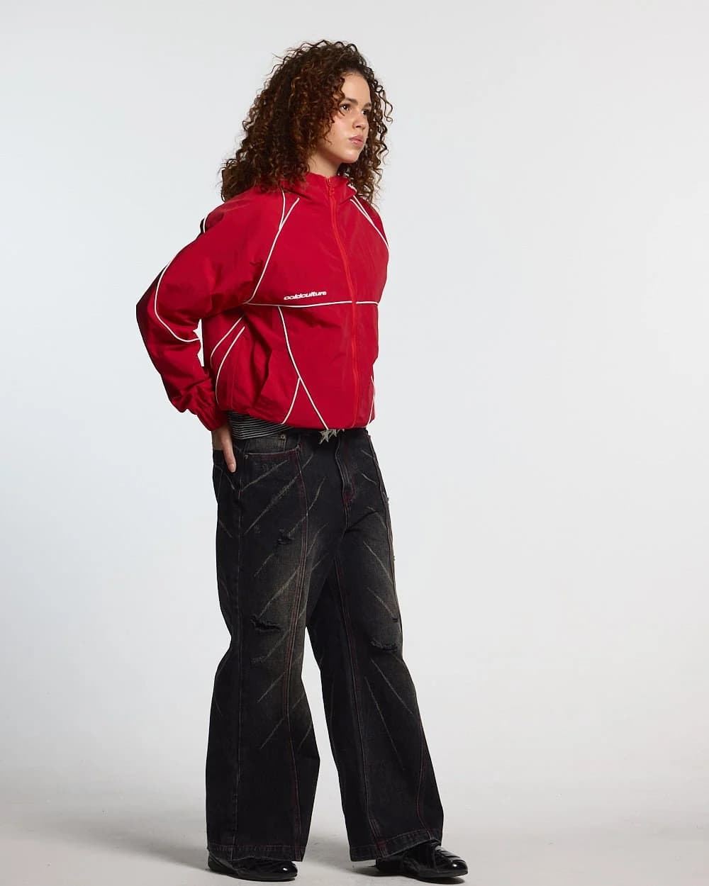LONDON SET JACKET RED by COLD CULTURE