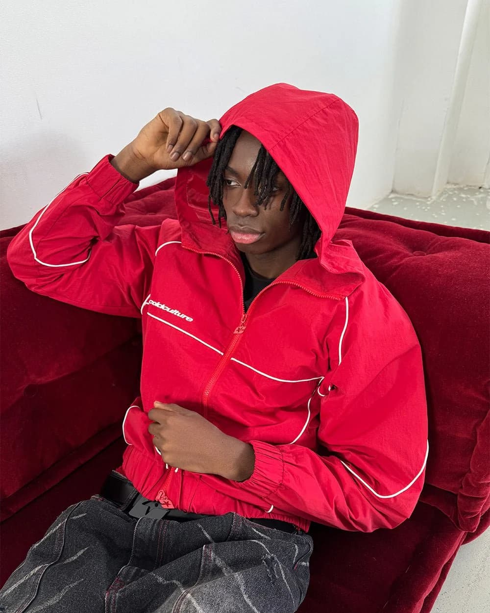 LONDON SET JACKET RED by COLD CULTURE