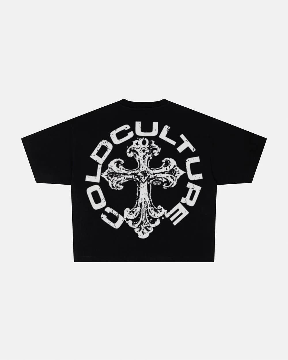 DISCHARGE TEE BLACK by COLD CULTURE