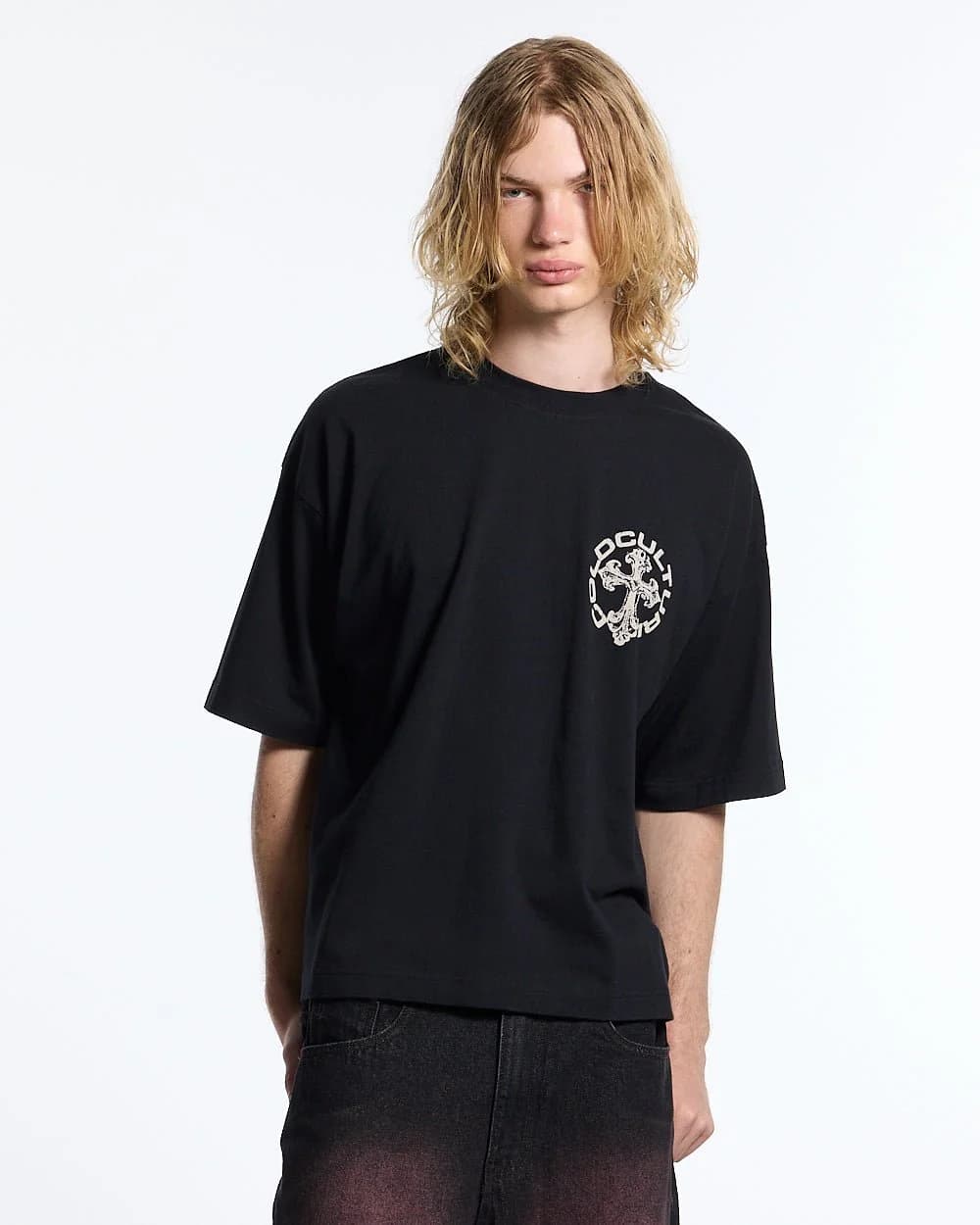 DISCHARGE TEE BLACK 4