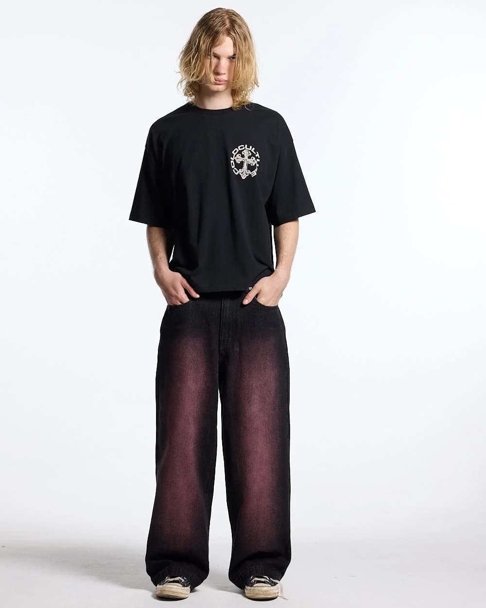 DISCHARGE TEE BLACK 5