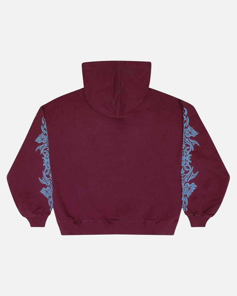 TRIBAL HOODIE BURGUNDY 3