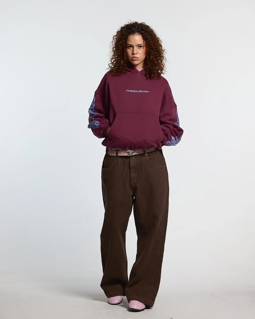 TRIBAL HOODIE BURGUNDY 5