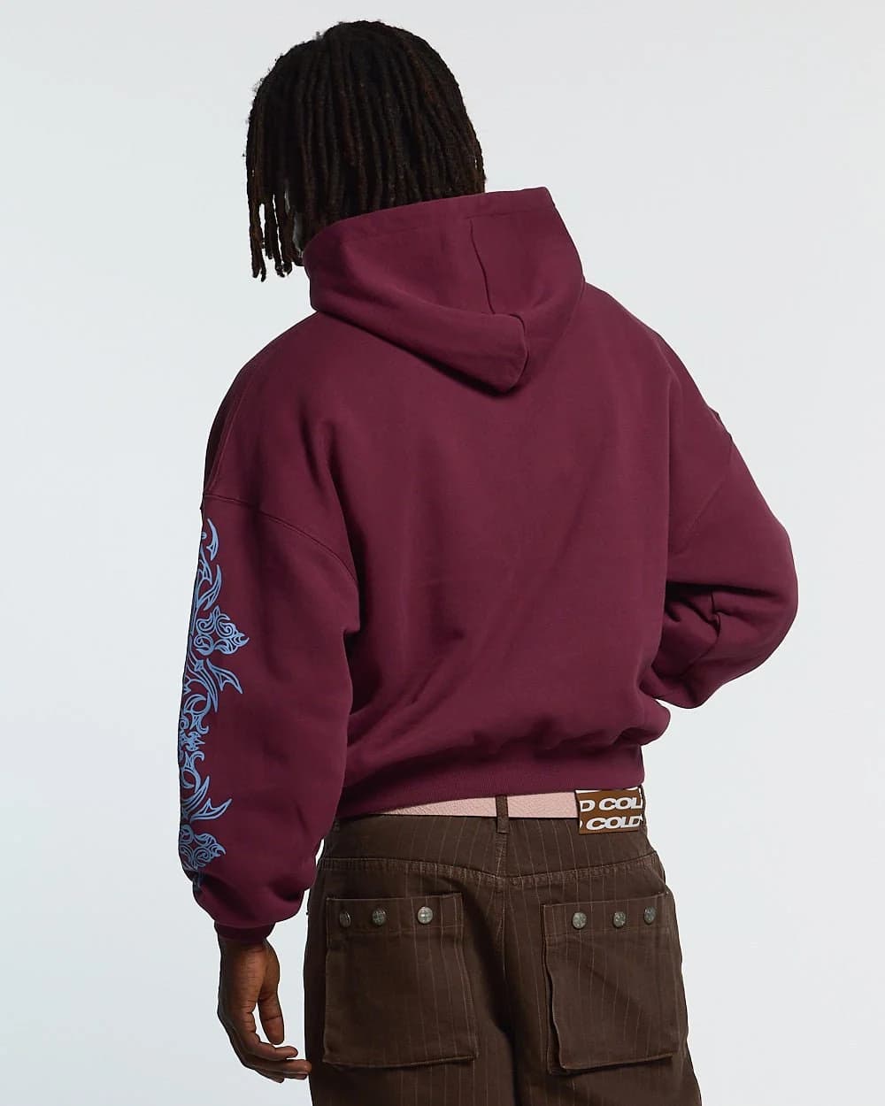 TRIBAL HOODIE BURGUNDY 4