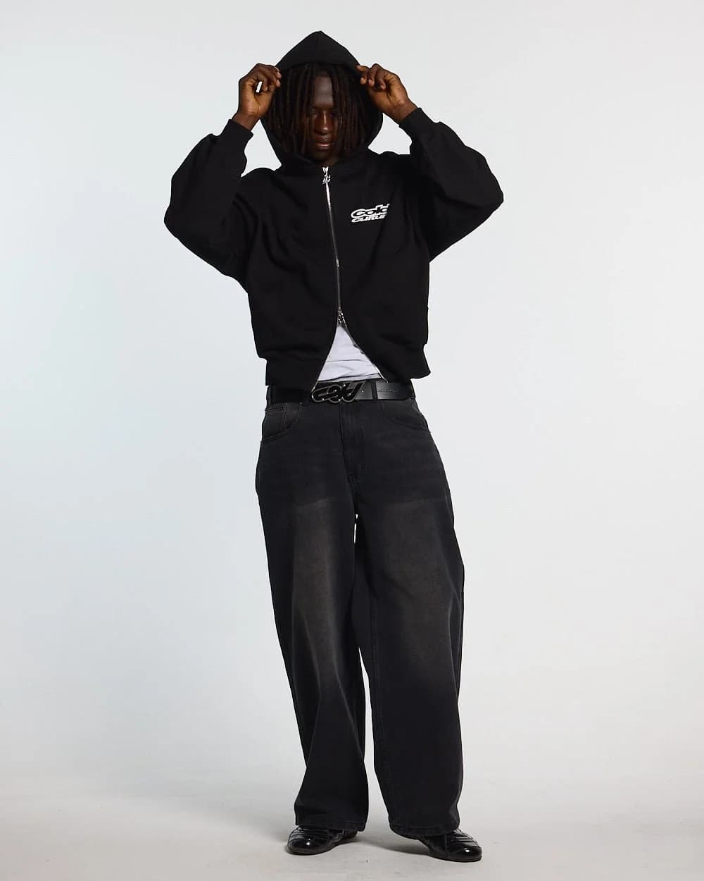 LOLLIPOP ZIP HOODIE BLACK 4