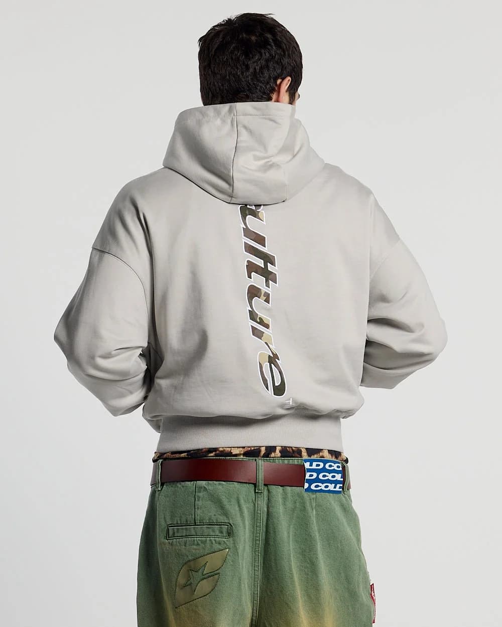 VERTICAL HOODIE LIGHT GREY 2