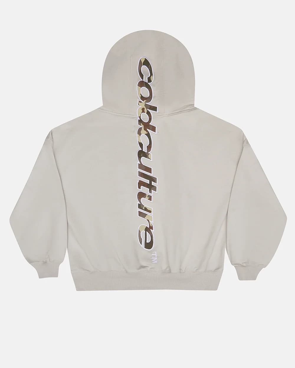 VERTICAL HOODIE LIGHT GREY by COLD CULTURE