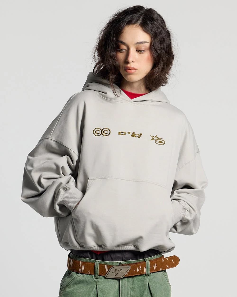 VERTICAL HOODIE LIGHT GREY 6