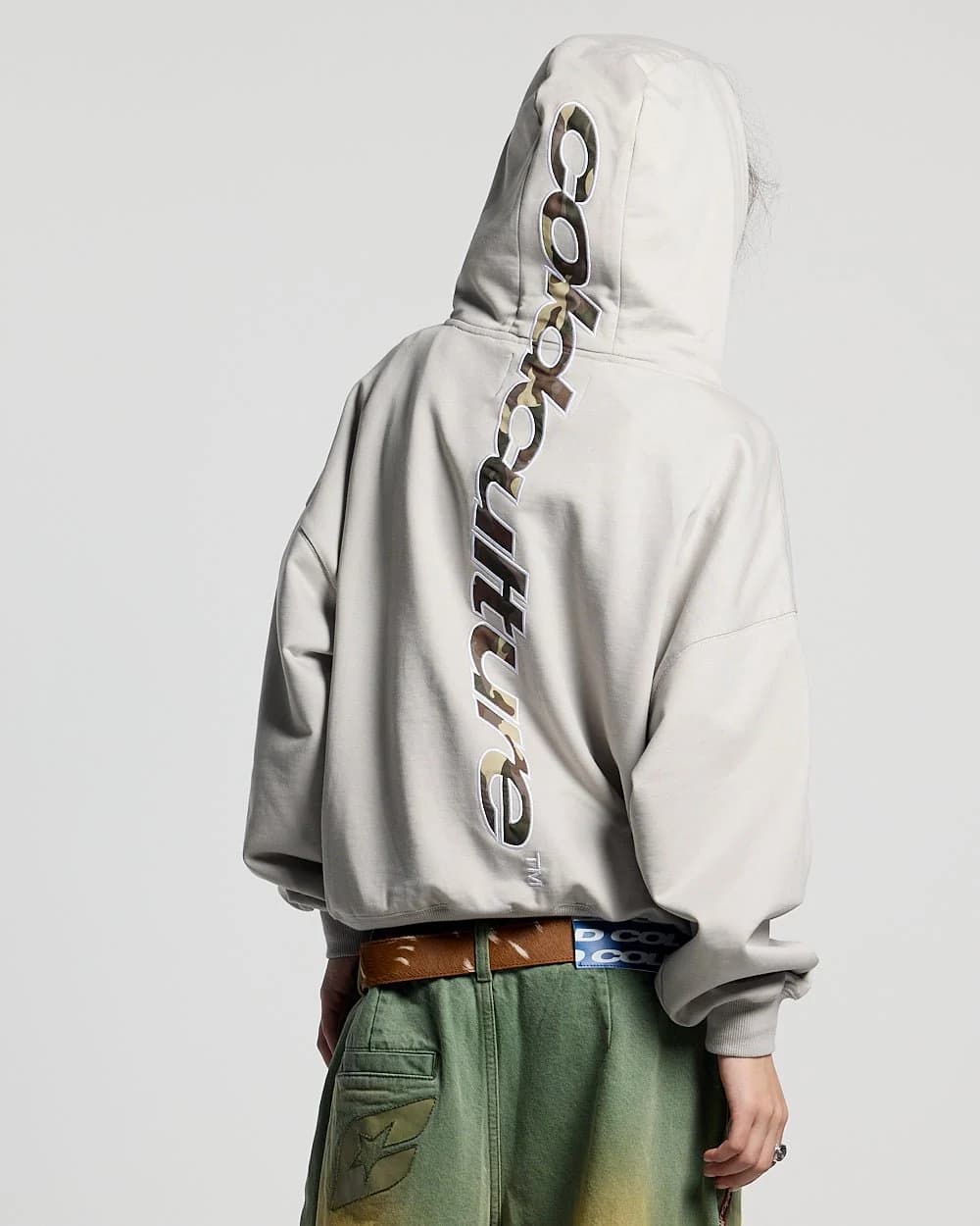 VERTICAL HOODIE LIGHT GREY 5