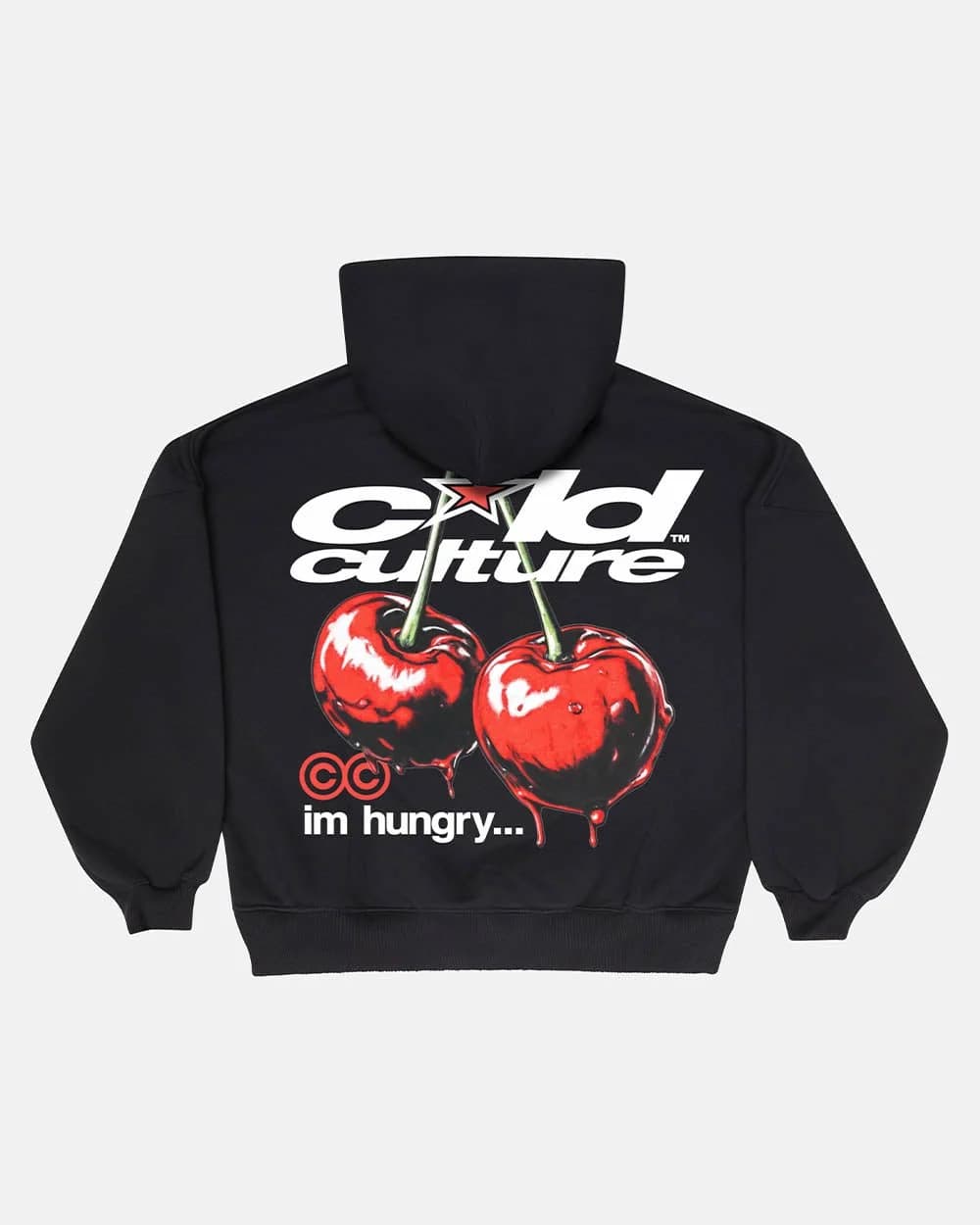 CHERRY HOODIE BLACK by COLD CULTURE