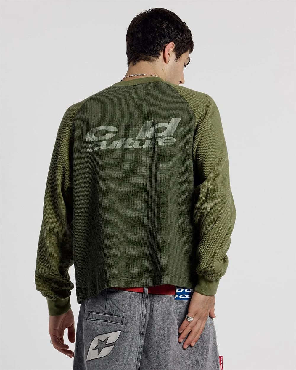 RANGLAN BICOLOR THERMAL LONGSLEEVE GREEN 3