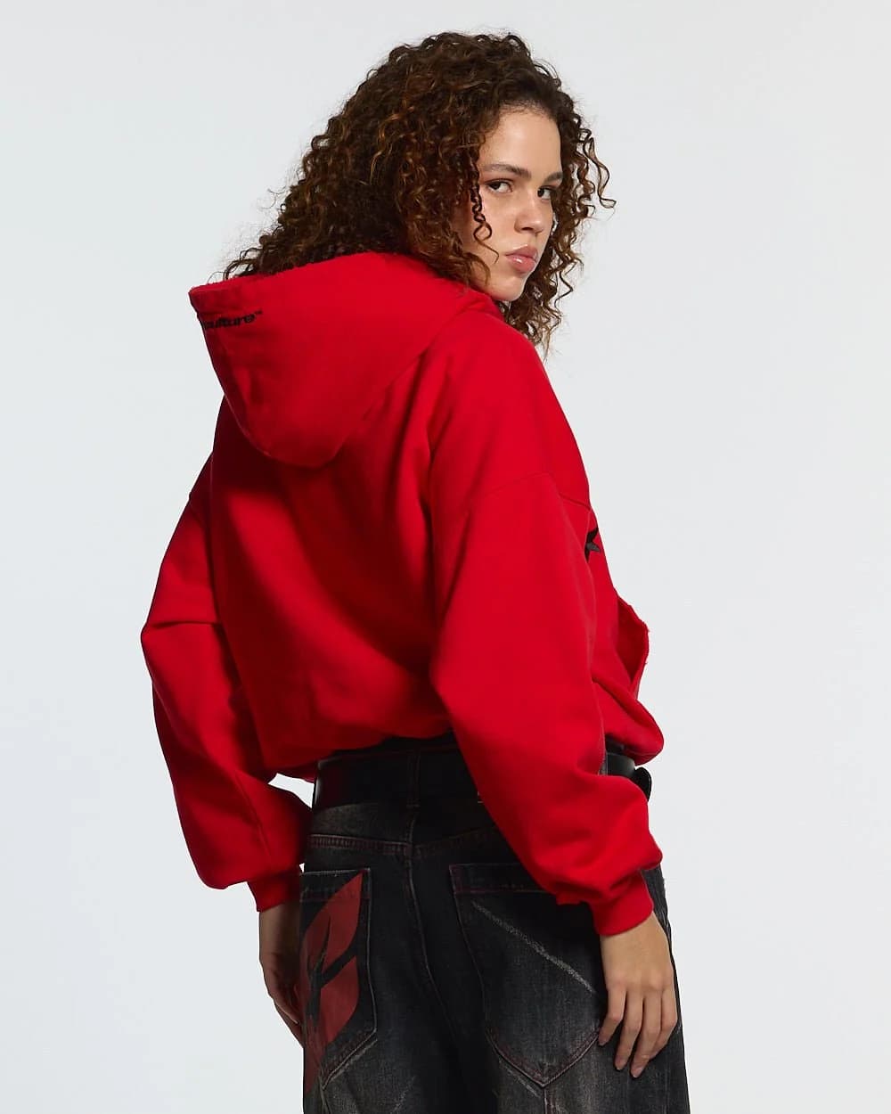 STARS HOODIE RED & BLACK 6