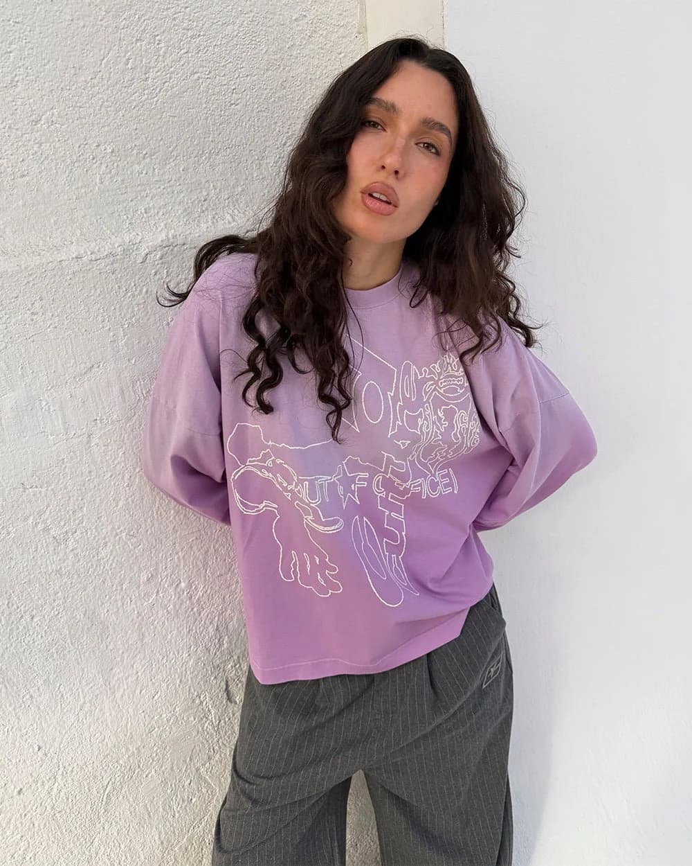 OUT OF THE OFFICE LONGSLEEVE PINK 8