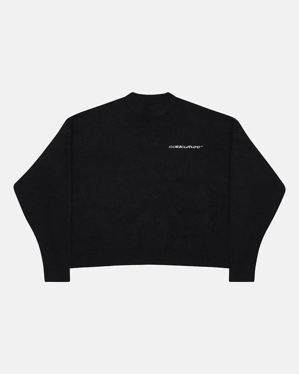 FLUFFY FUR KNIT BLACK by COLD CULTURE
