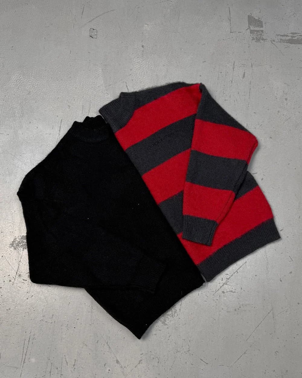 FLUFFY FUR KNIT BLACK 8