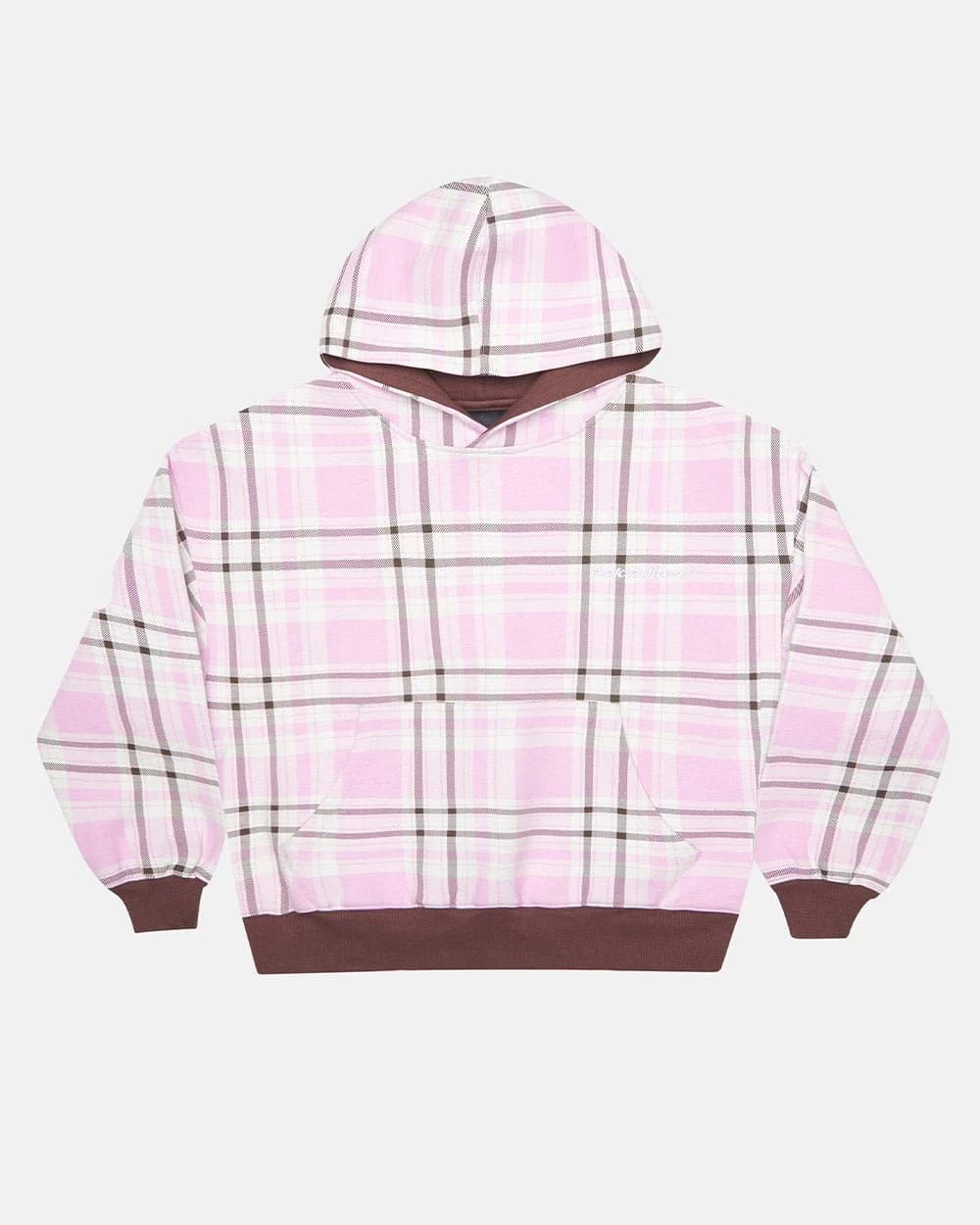 TWO FACES HOODIE BROWN & PINK 4
