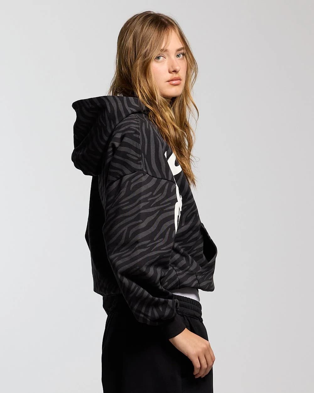ZEBRA HOODIE BLACK 6