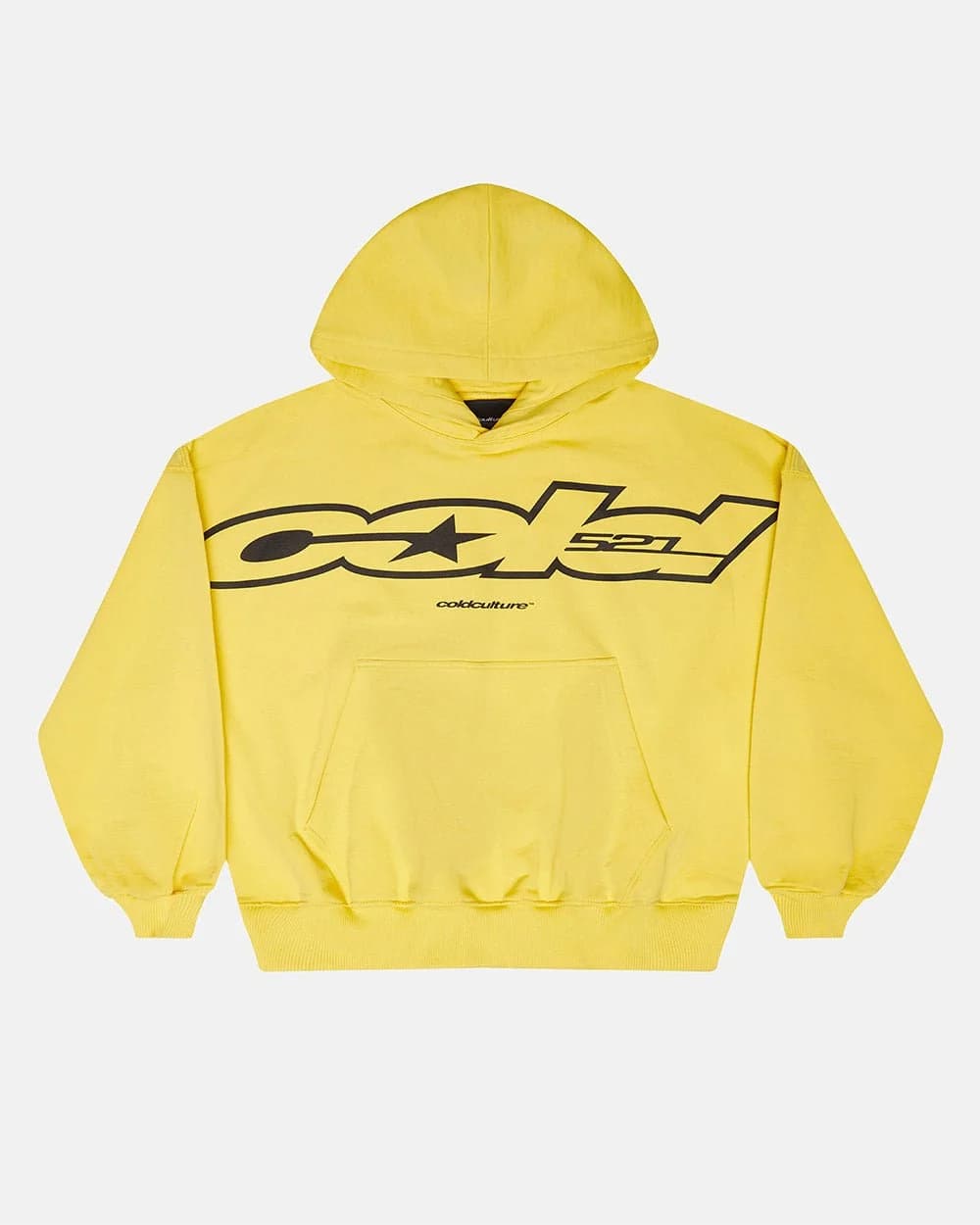 COLD 521 HOODIE YELLOW by COLD CULTURE