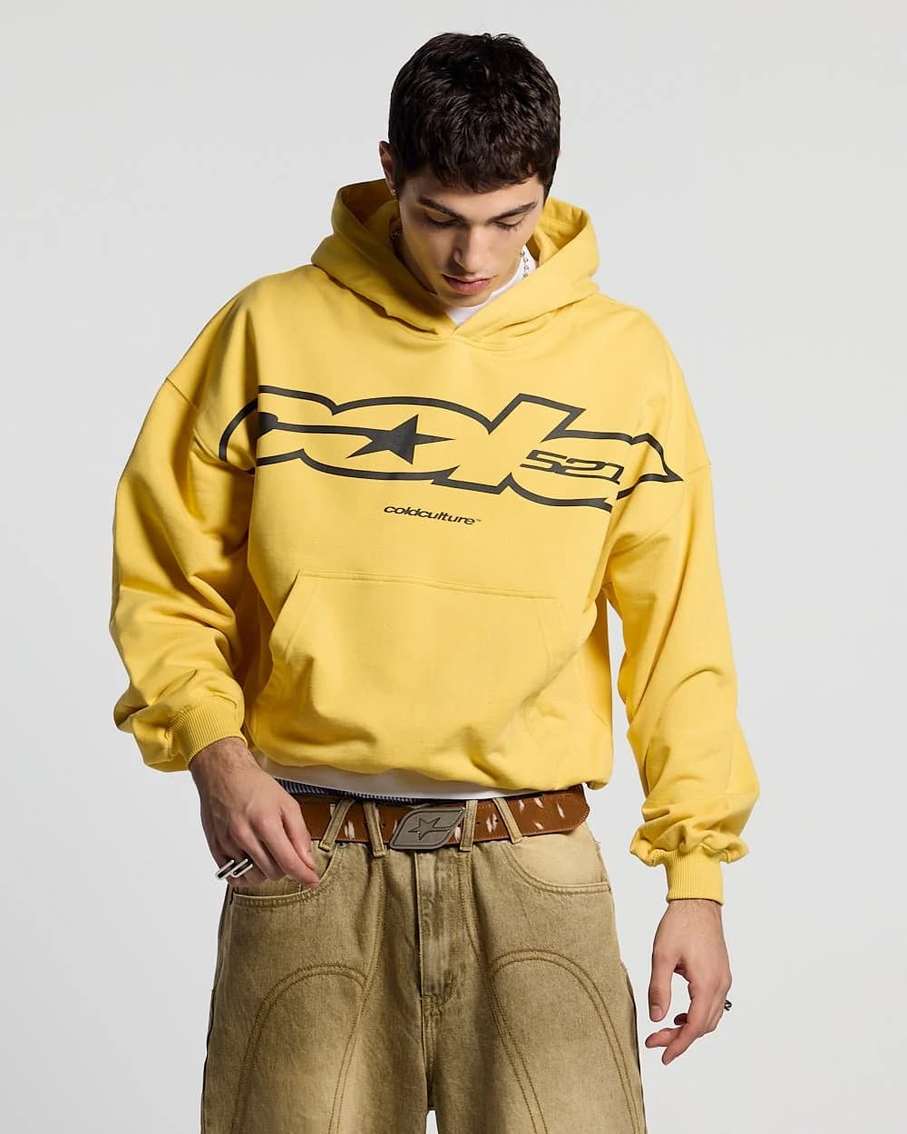 COLD 521 HOODIE YELLOW 2