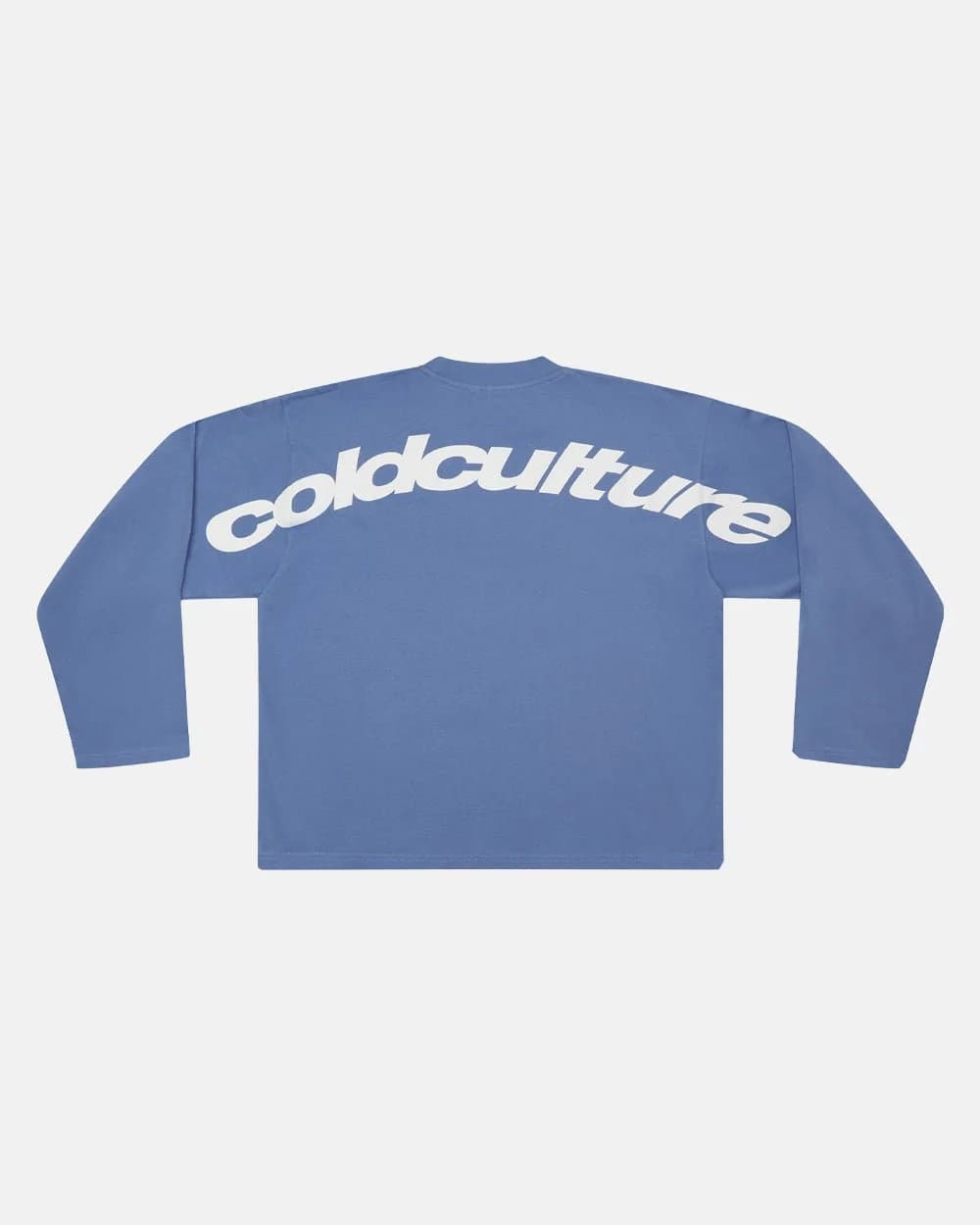 CURVED LONGSLEEVE BLUE by COLD CULTURE