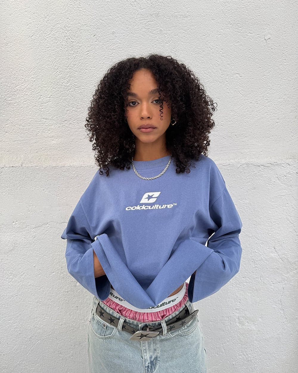 CURVED LONGSLEEVE BLUE 7