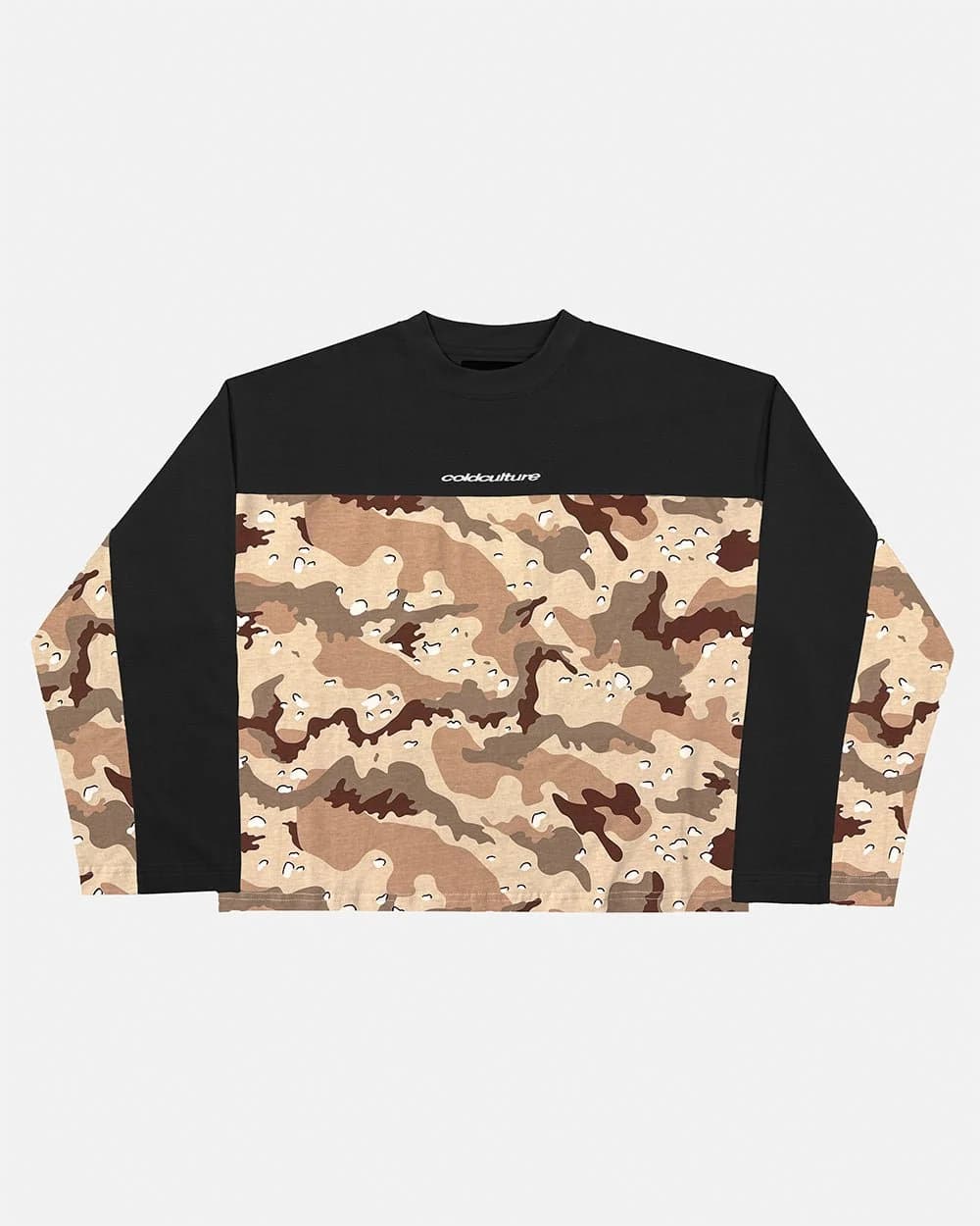 DOUBLE SIDED LONGSLEEVE CAMO by COLD CULTURE
