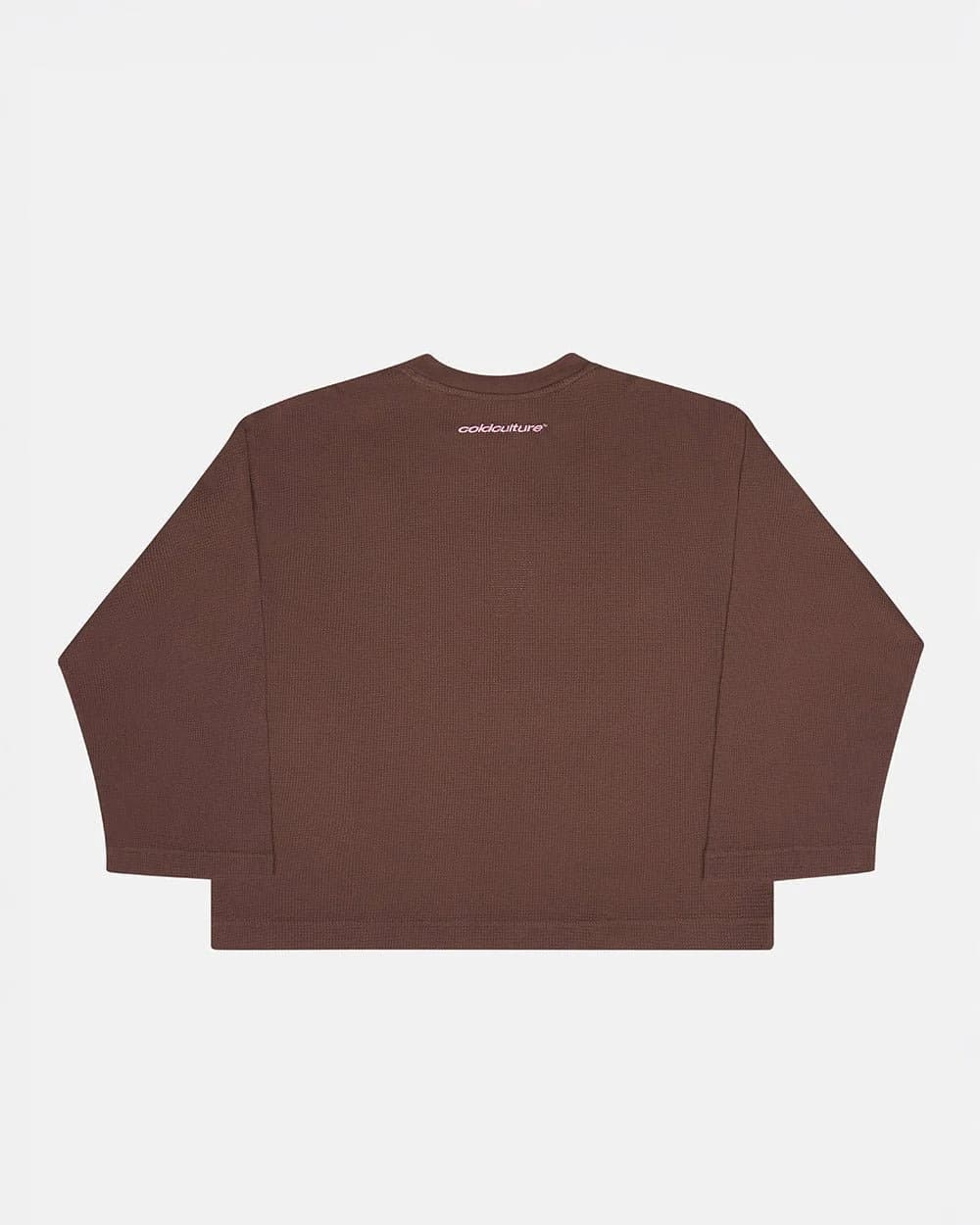 BURNT ICONS LONGSLEEVE OFF BROWN 3