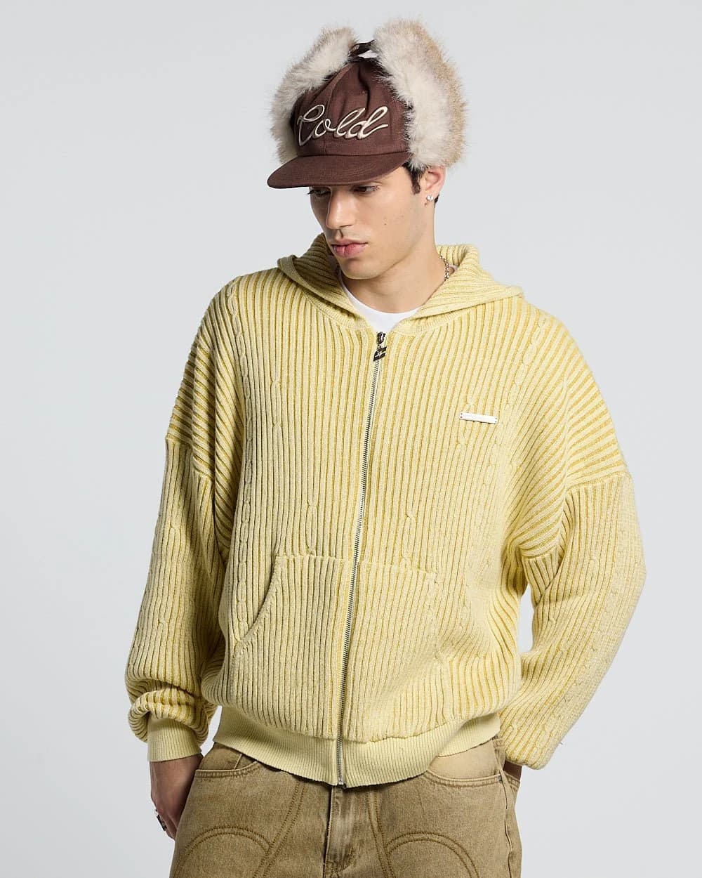 VIBE JUNCTION KNIT LIGHT YELLOW 3