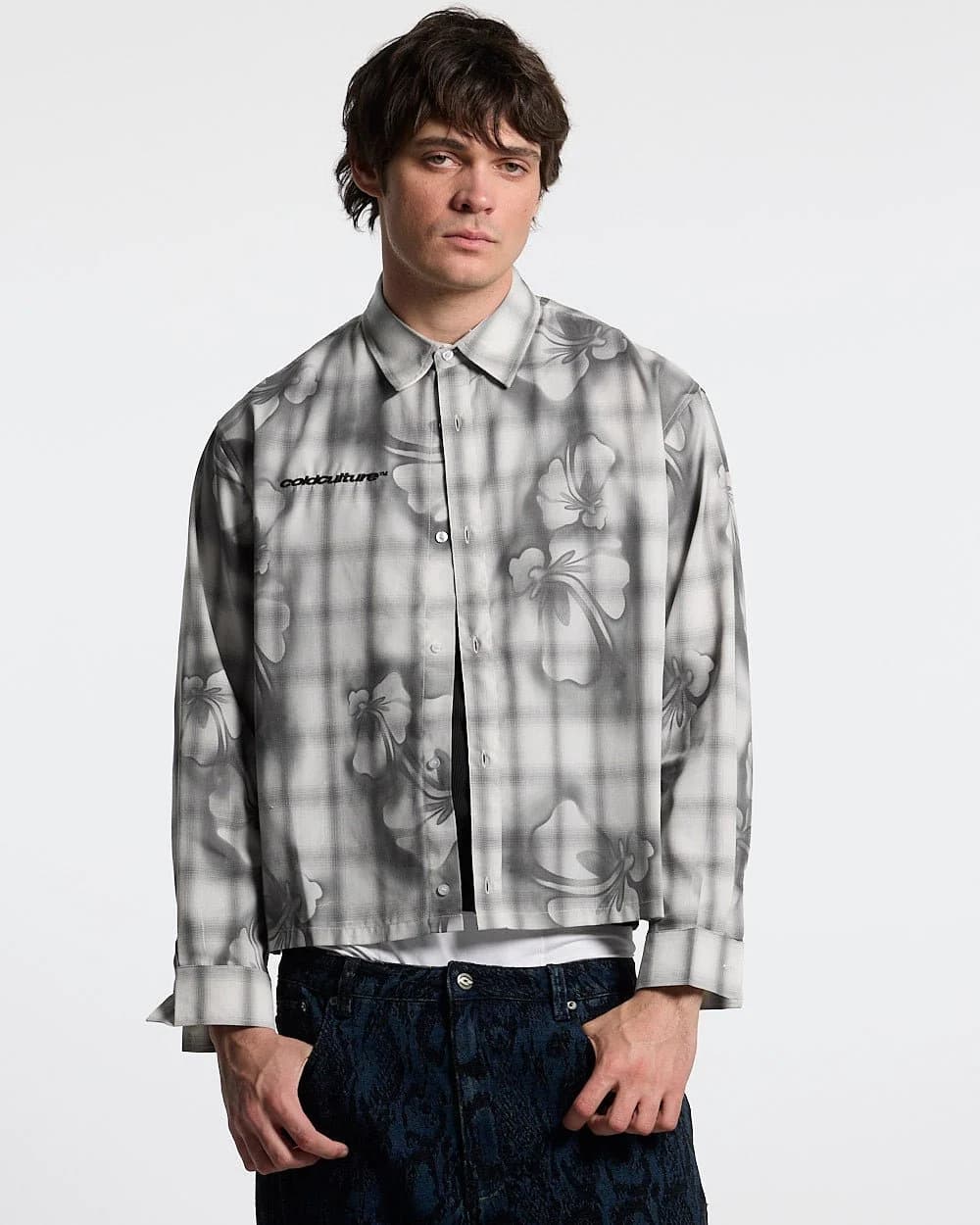 ALOHA SHIRT GREY by COLD CULTURE