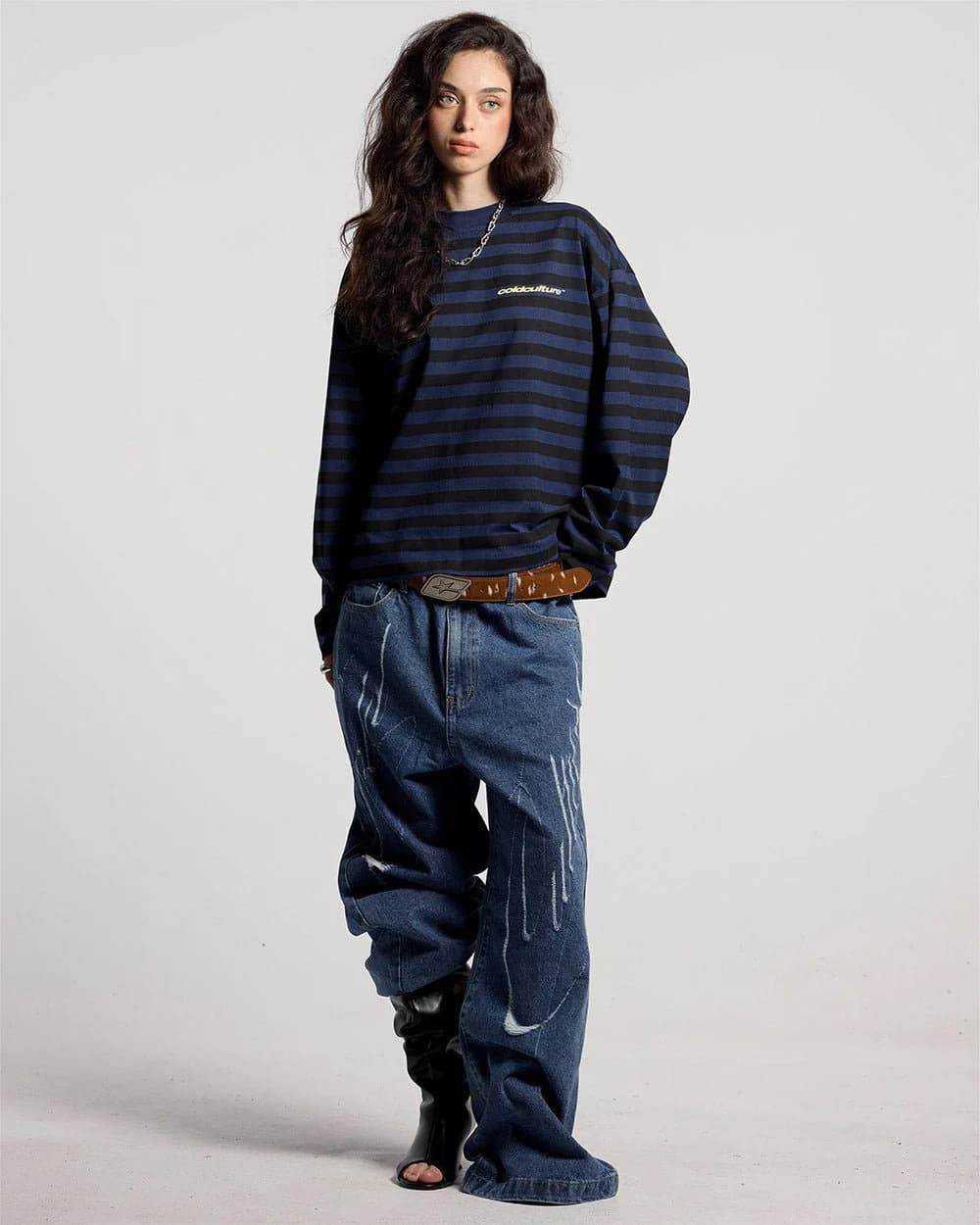 PARDON ME LONGSLEEVE BLACK & BLUE 6
