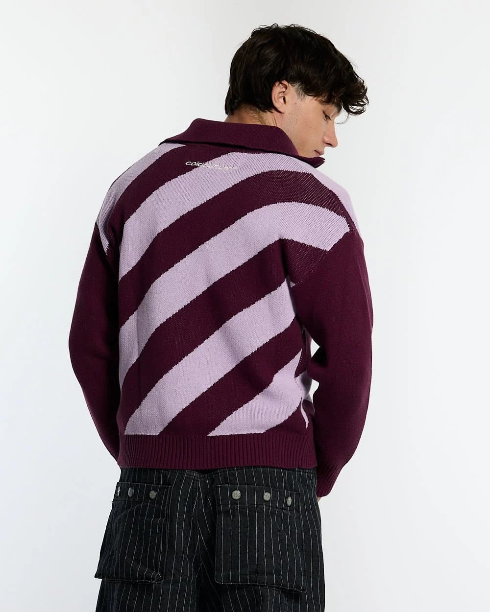 LINES FUSION KNIT PINK & PURPLE 4