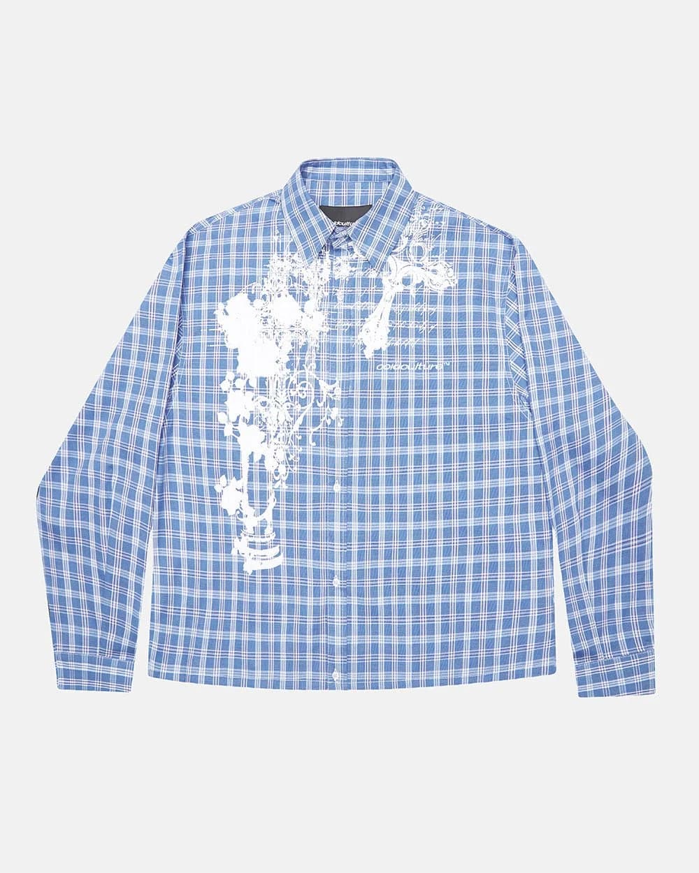 CROSS SHIRT BLUE by COLD CULTURE