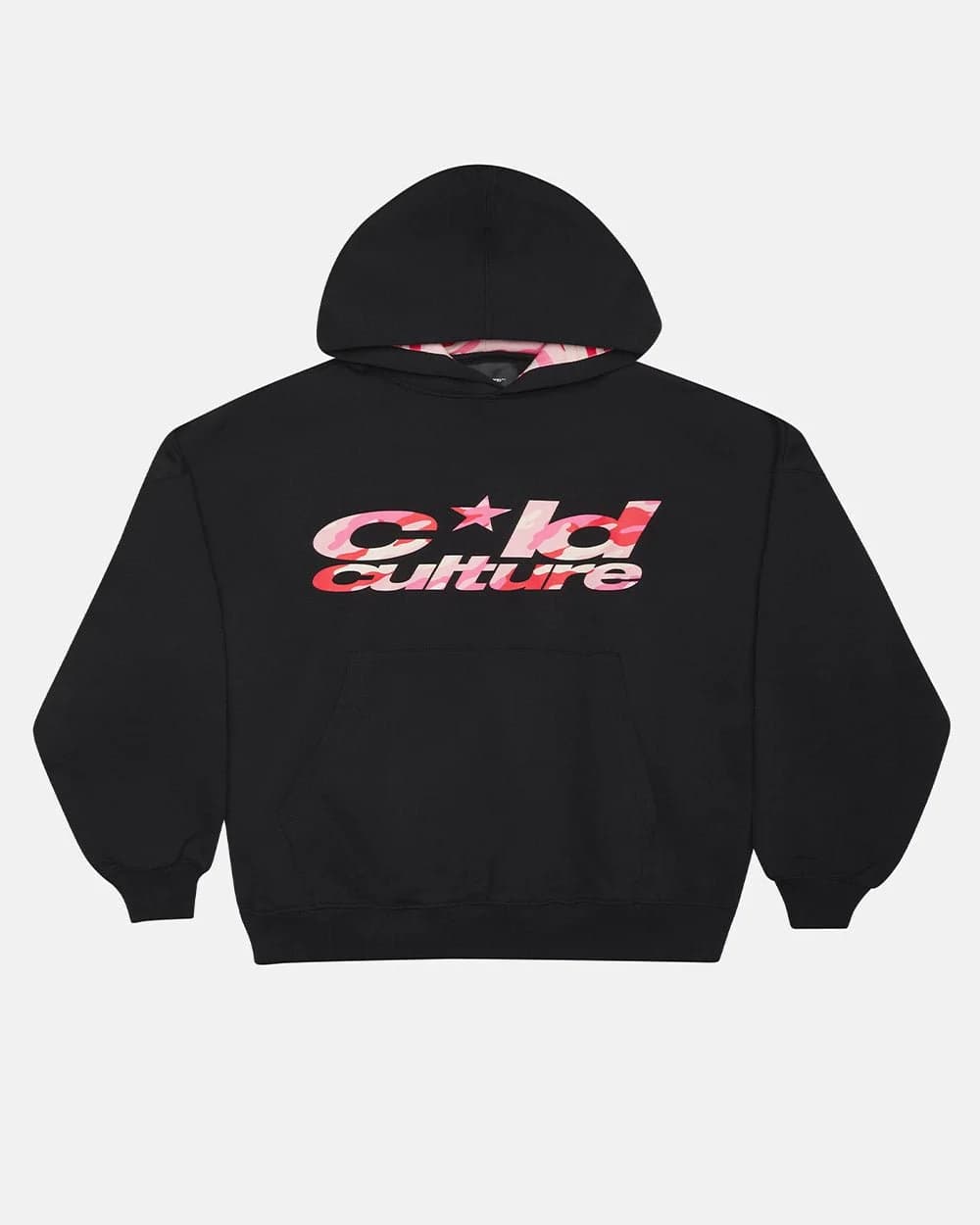 WILD CAMO HOODIE BLACK by COLD CULTURE