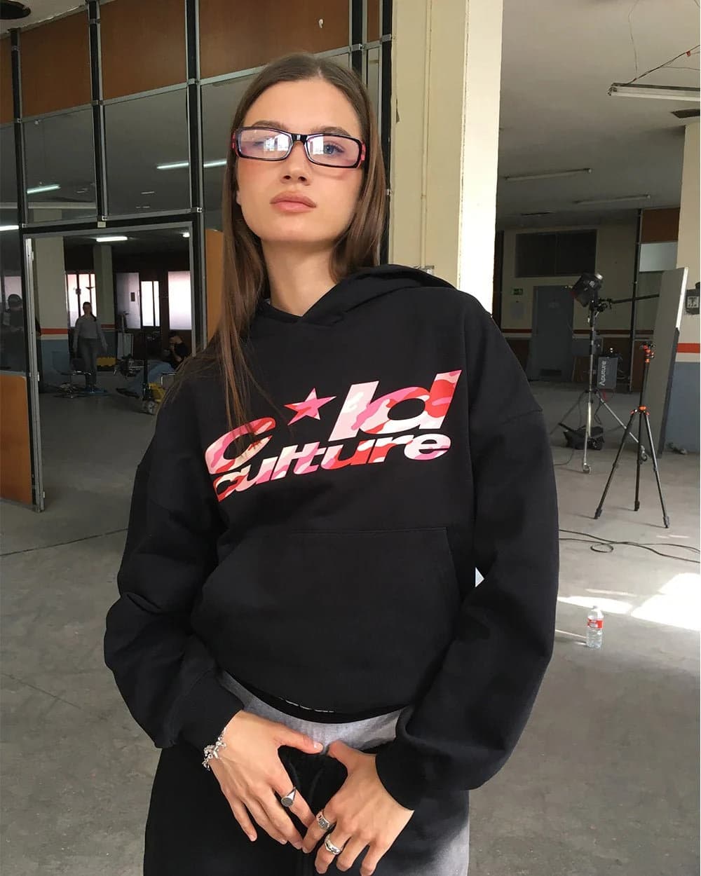 WILD CAMO HOODIE BLACK 7