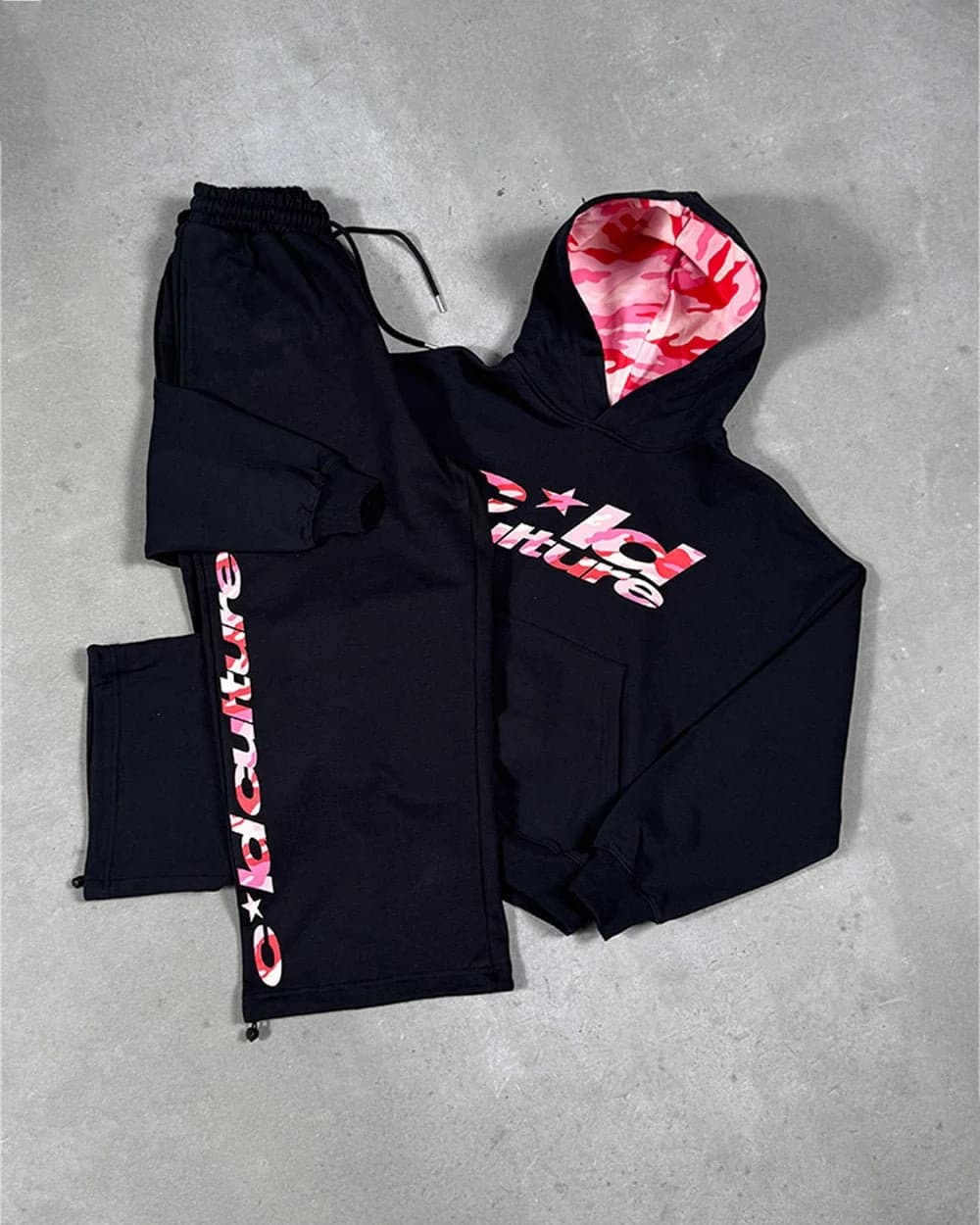 WILD CAMO HOODIE BLACK 8