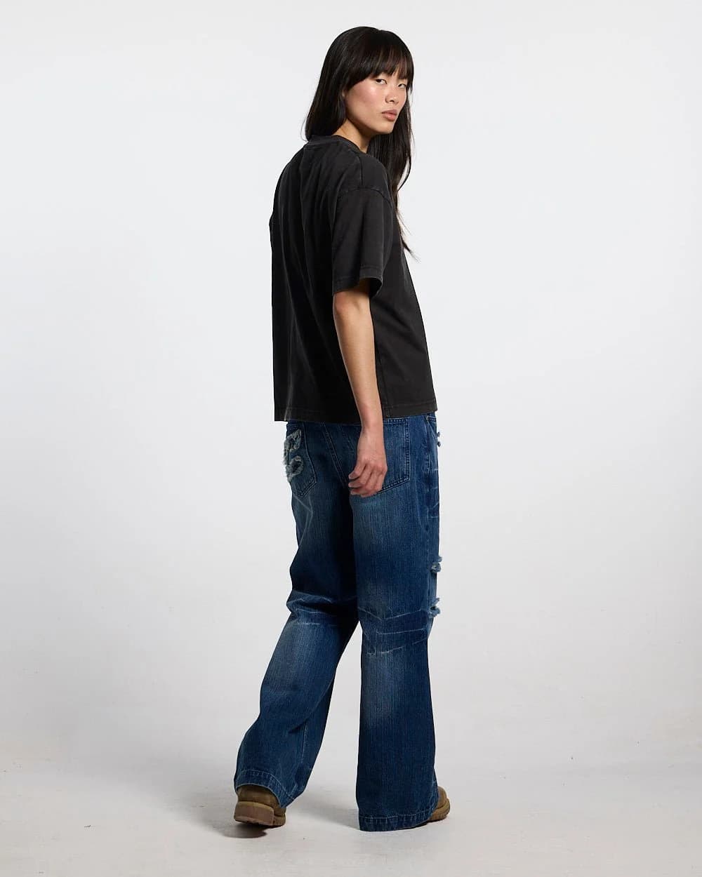 DARK FLAMES TEE BLACK 6
