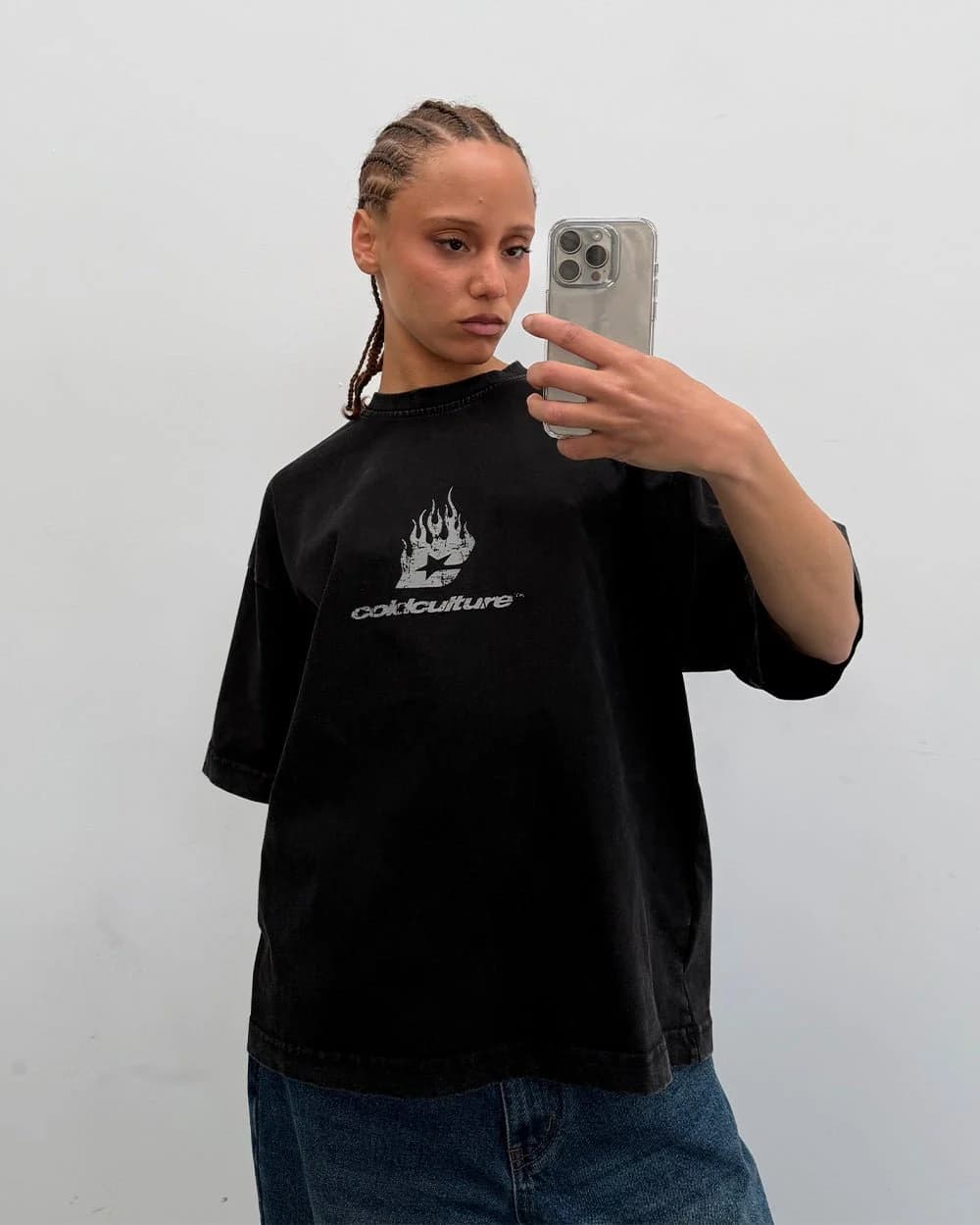 DARK FLAMES TEE BLACK 7