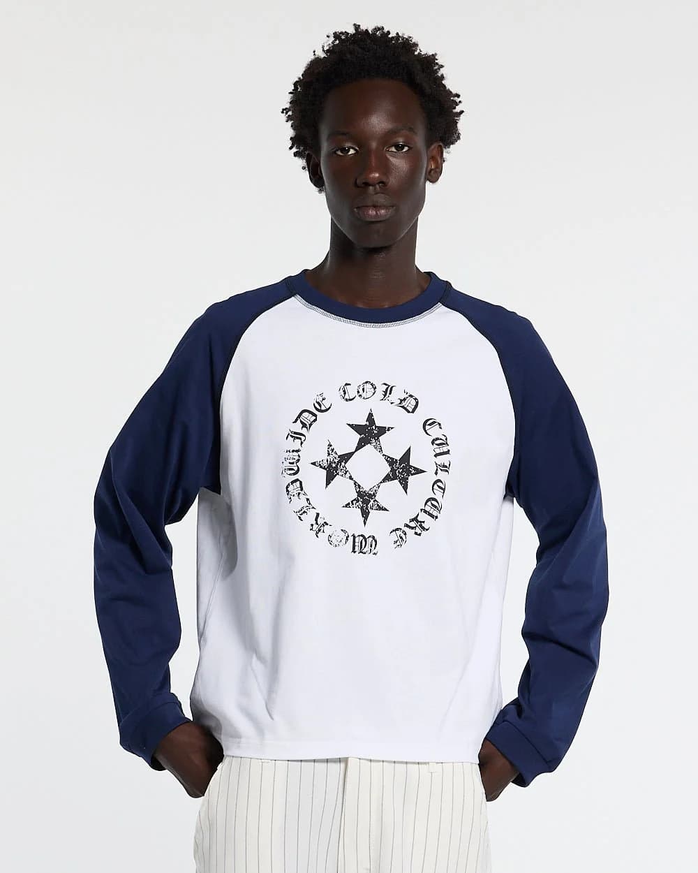 STARSHIELD LONGSLEEVE BLUE by COLD CULTURE