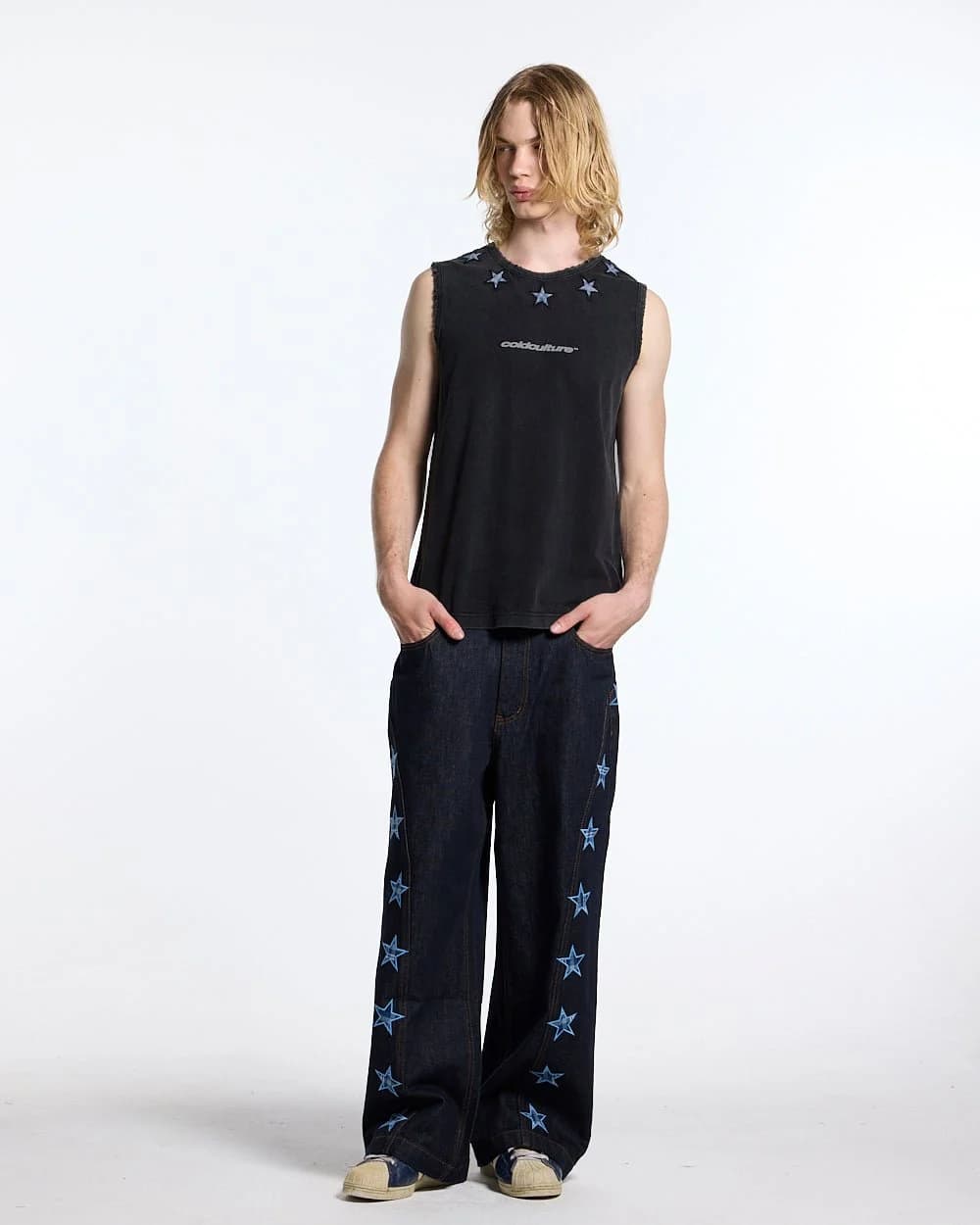 STARSHIP TOP BLACK by COLD CULTURE