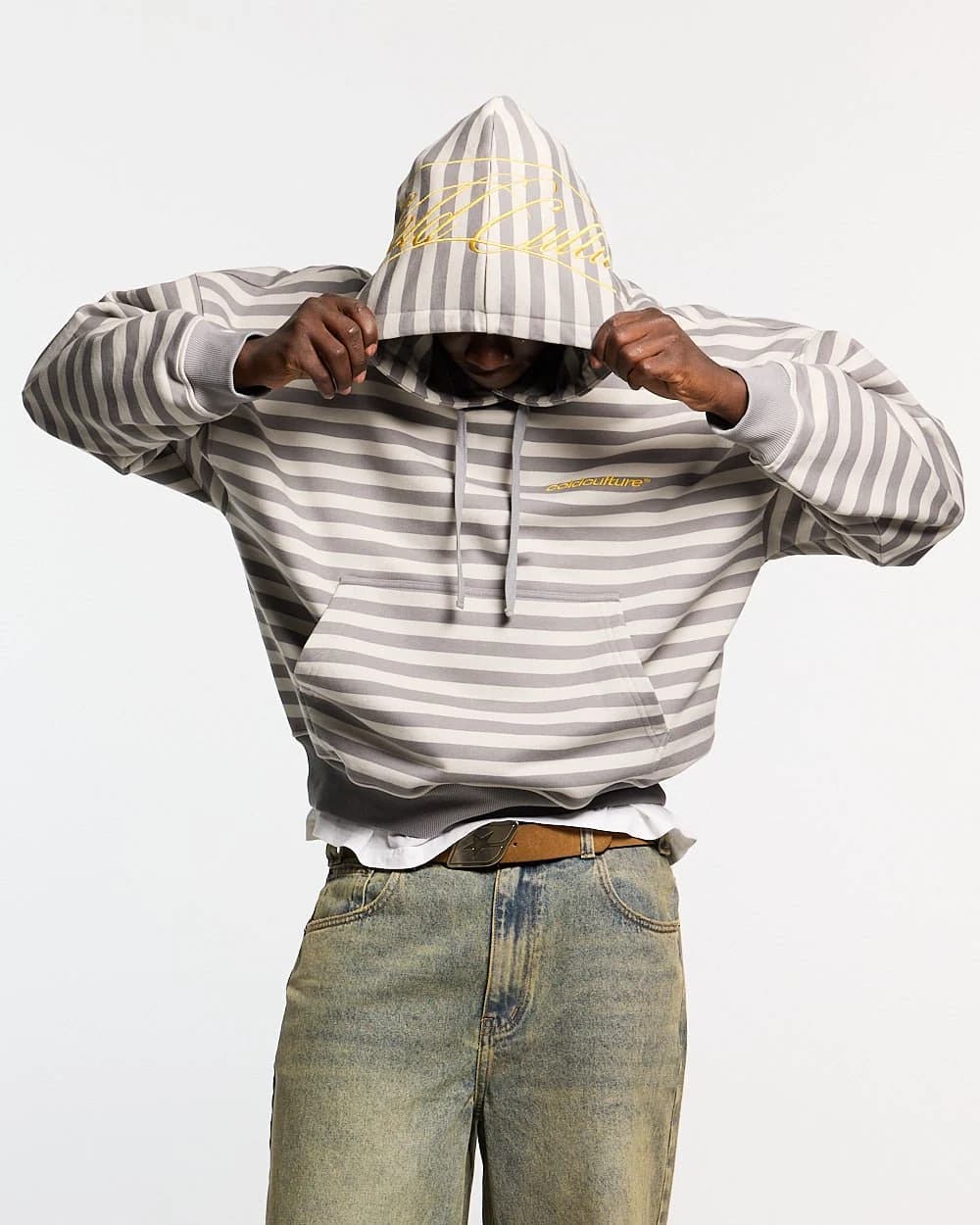 BUMBLE BEE HOODIE DARK GREY by COLD CULTURE