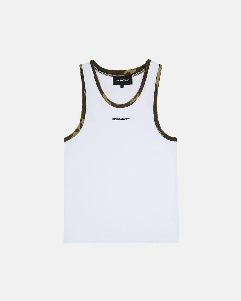 BLACK OPS TANK TOP WHITE by COLD CULTURE