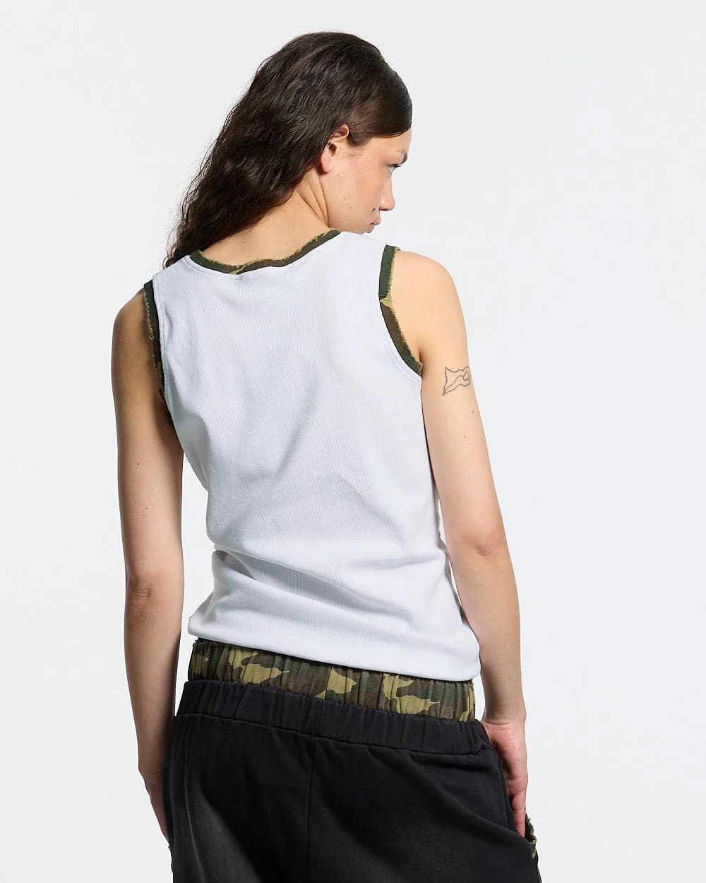 BLACK OPS TANK TOP WHITE by COLD CULTURE