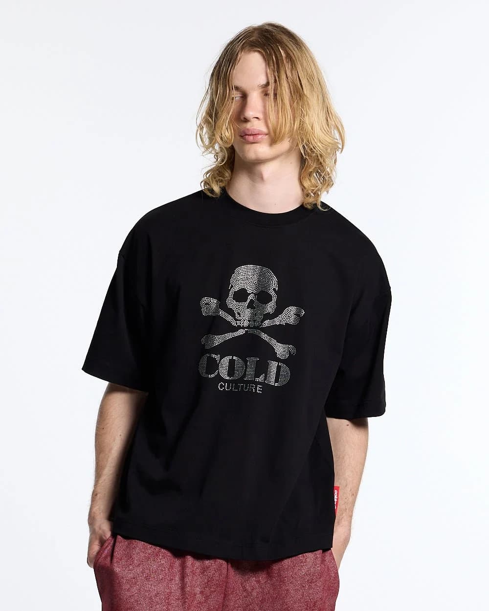 BLING SKULL TEE BLACK by COLD CULTURE