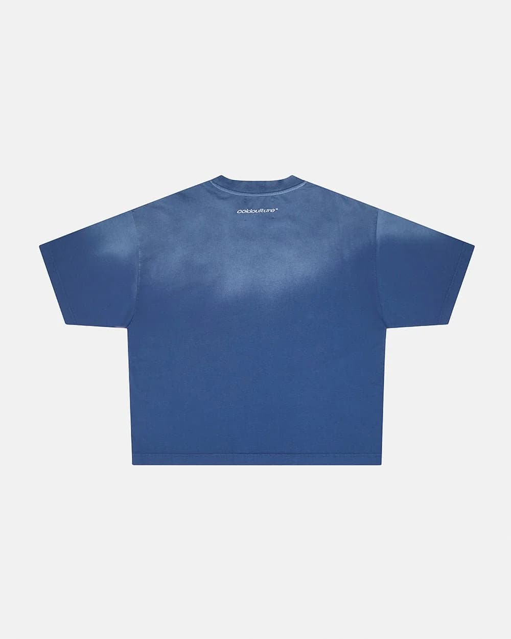 CROSSED SCRIPT TEE BLUE 4