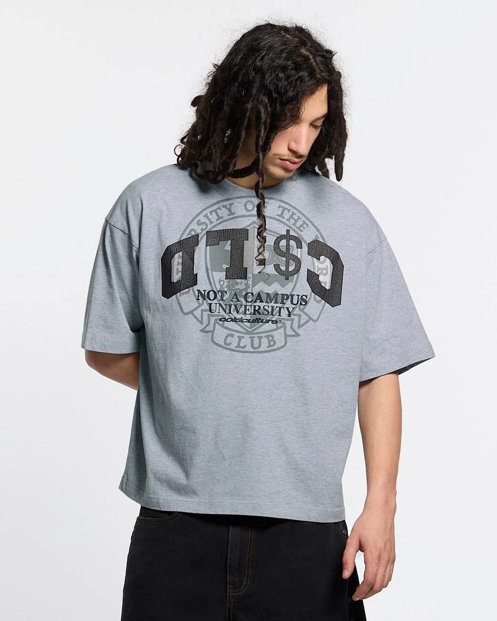 CAMPUS TEE HEATHER GREY 2