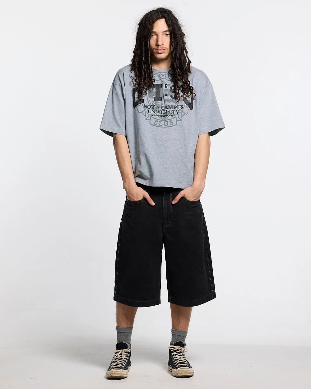 CAMPUS TEE HEATHER GREY 5